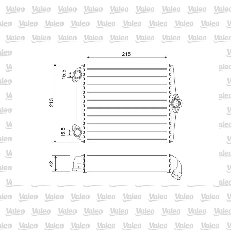 Kalorifer Radyatörü VALEO 734637 – Mercedes-Benz E 200