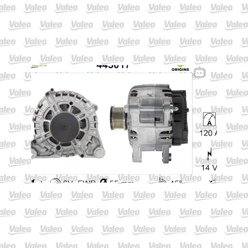 Alternatör VALEO 443017