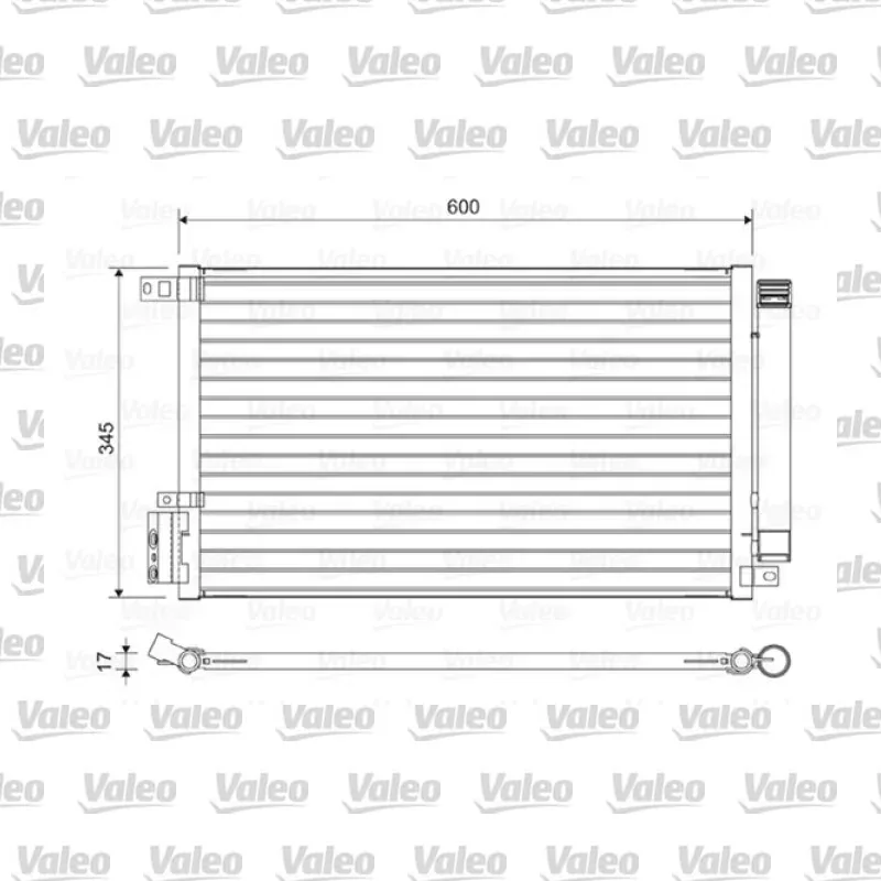 Klima Radyatörü VALEO 814380 – Opel / Fiat