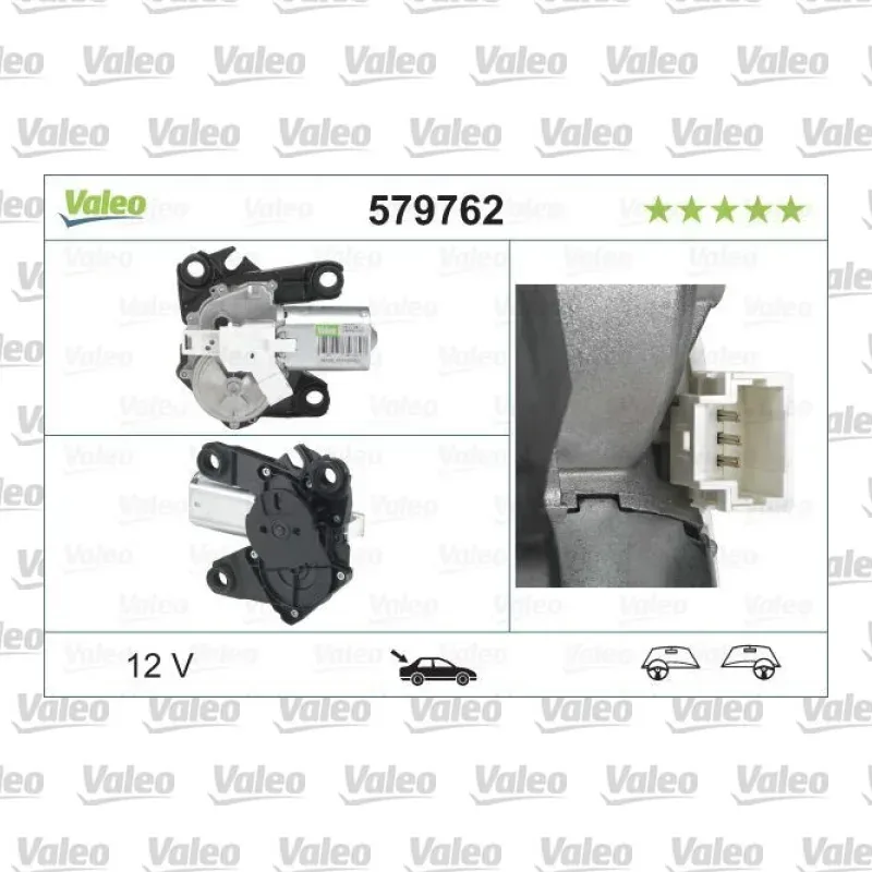 Silecek Mekanizma Motoru Arka VALEO 579762 – Peugeot 207