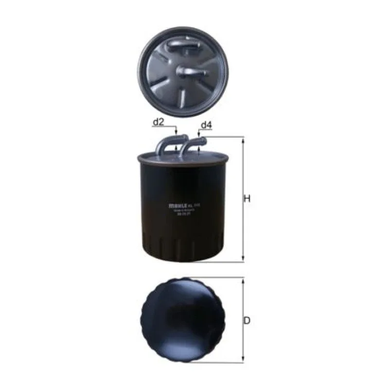 Yakıt Filtresi MAHLE KL 313 – JEEP / MERCEDES-BENZ / MITSUBISHI
