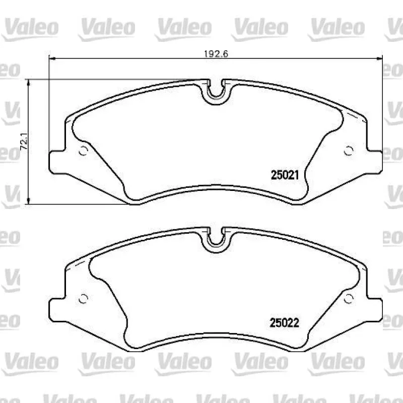 Fren Disk Balata Ön VALEO 671324 – Land Rover Range Rover