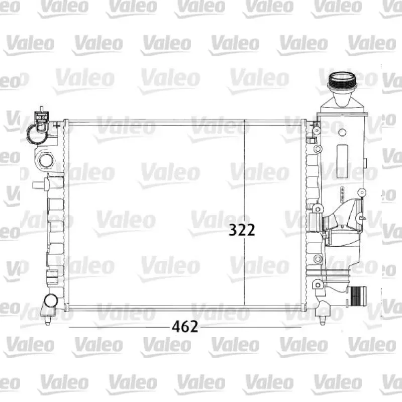 Su Radyatörü VALEO 731498 – Peugeot / Citroen