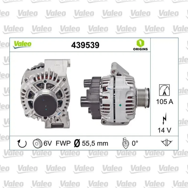 Alternatör VALEO 446751 – Opel / Fiat