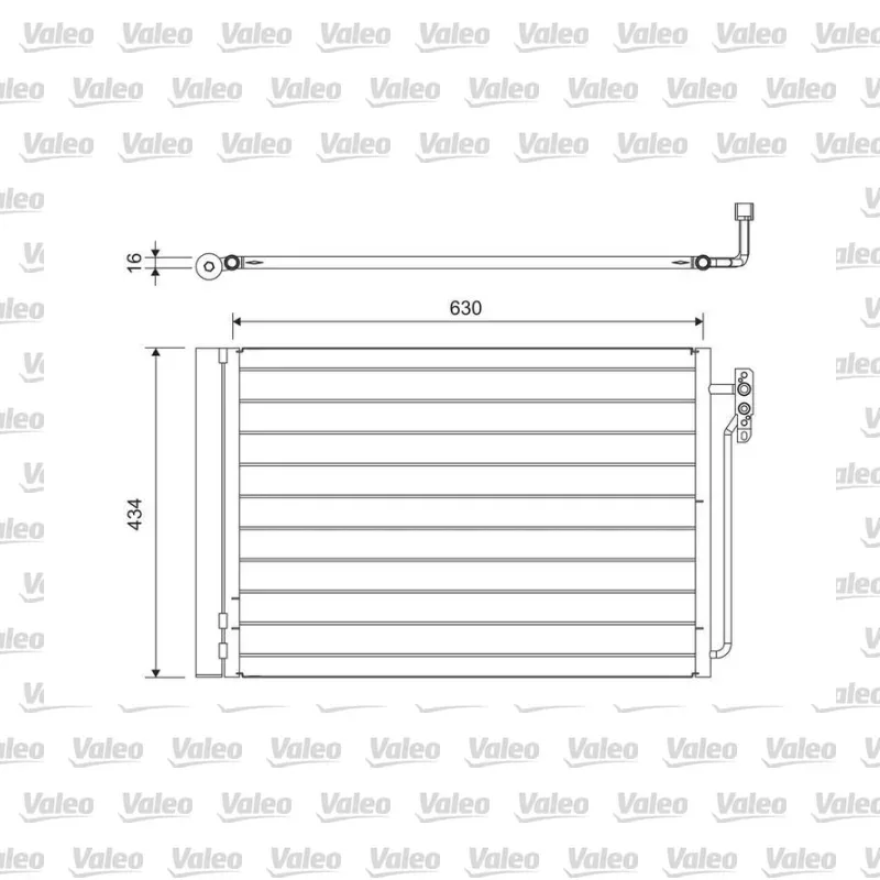 Klima Radyatörü VALEO 814165 – Land Rover Range Rover 3.0 D / 4.4