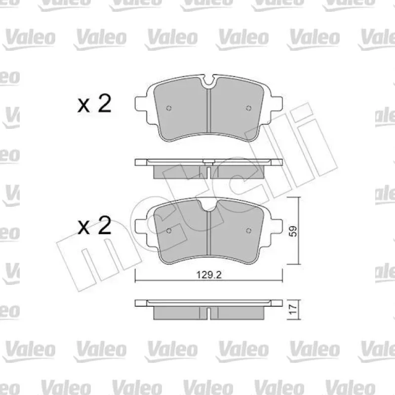 Fren Disk Balata Ön VALEO 672002 – Audi A4