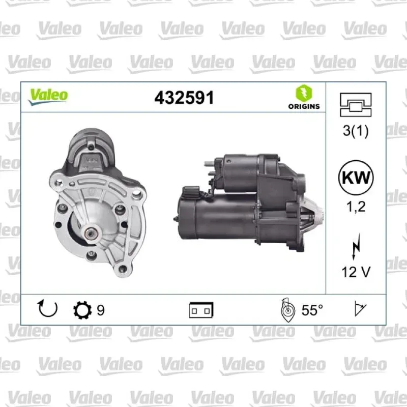 Marş Dinamosu VALEO 432591 – Peugeot / Citroen