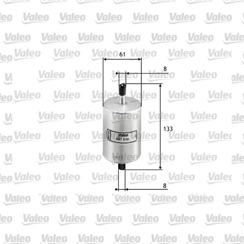 Yakıt Filtresi VALEO 587010 – Renault / Hyundai