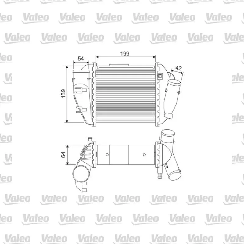 Audi A4 2.5 TDI Turbo Radyatörü – VALEO 817870