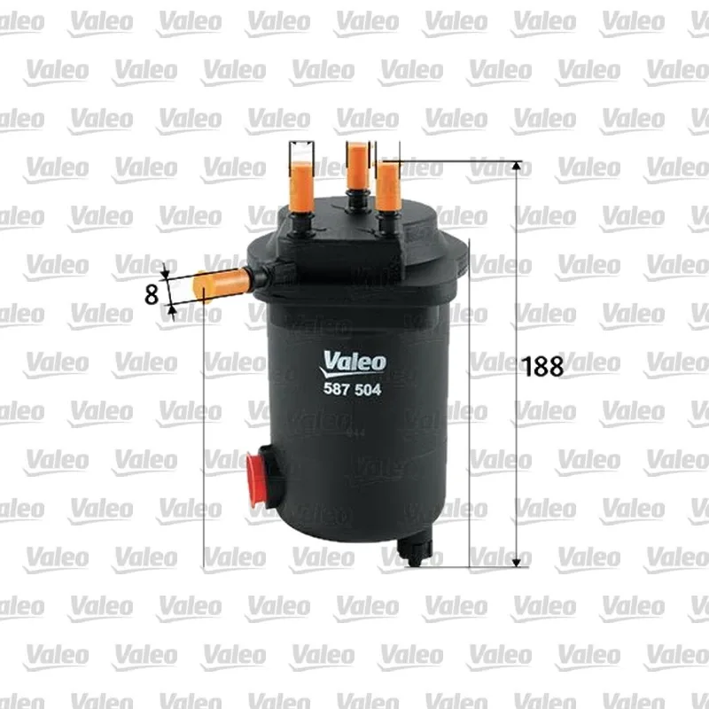 Yakıt Filtresi VALEO 587504 – Renault / Nissan