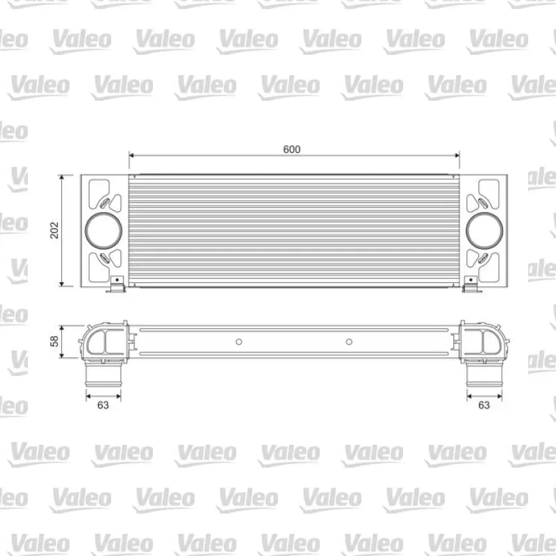 Turbo Radyatörü VALEO 818376 – Ford Transit 2.2 TDCi / 3.2 TDCi