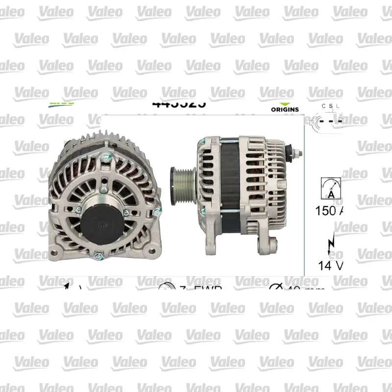 Alternatör VALEO 443525 – Renault / Nissan