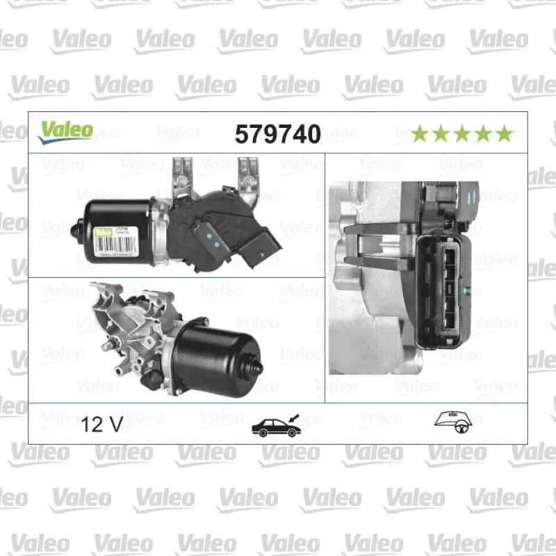 Silecek Mekanizma Motoru Ön VALEO 579740 – Citroen C3 / C2