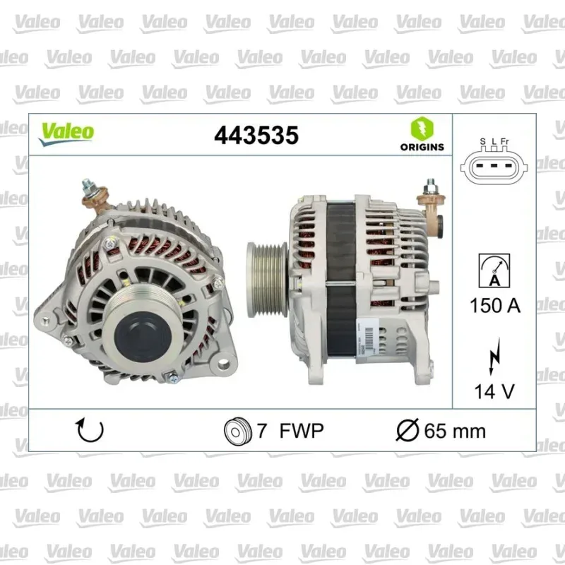 Nissan Navara 2.5 dCi Alternatör – VALEO 443535