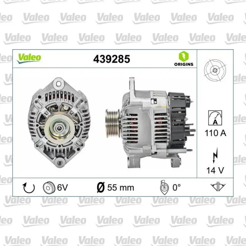 Alternatör VALEO 439285 – Renault Megane / Laguna