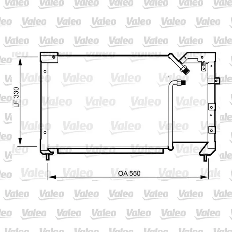 Klima Radyatörü VALEO 814281 – Mazda 323