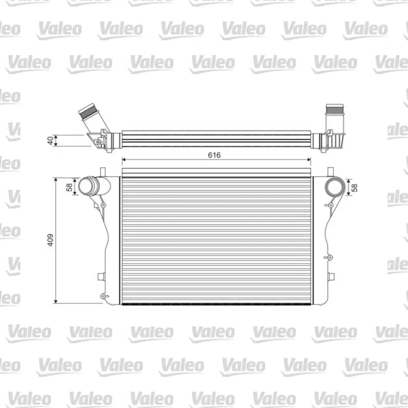 Turbo Radyatörü VALEO 818391 – Audi A3 / TT