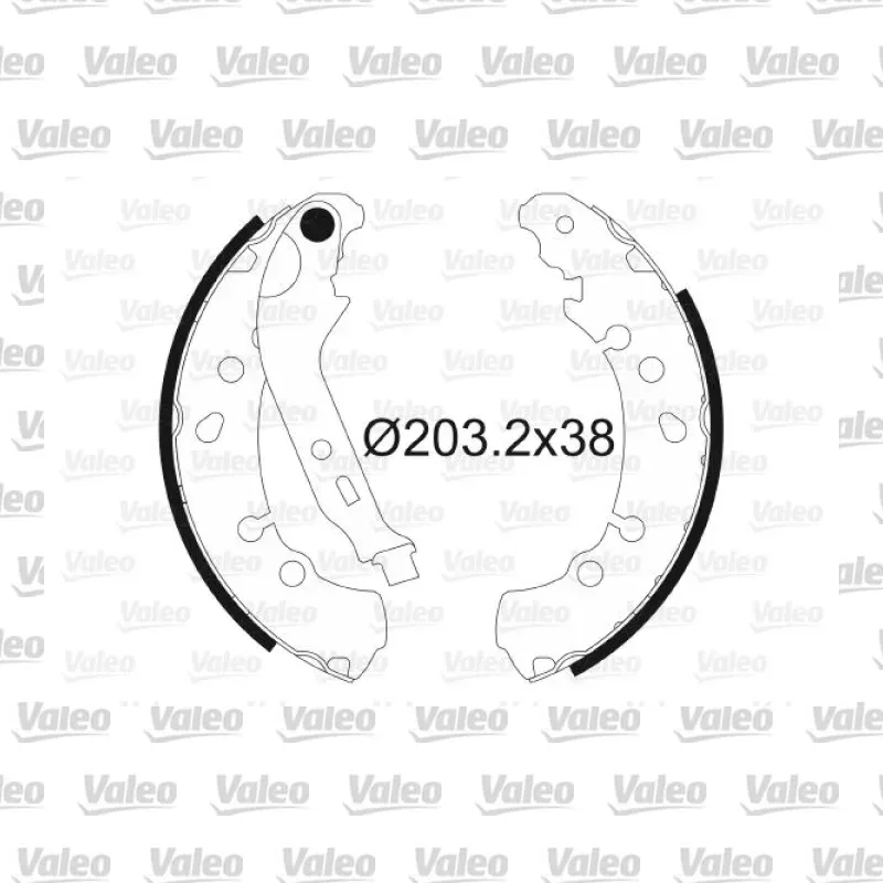 Fren Pabuçlu Balata Arka VALEO 564108 – Toyota Yaris