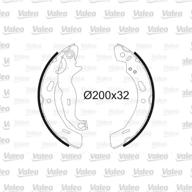 Fren Pabuçlu Balata Arka VALEO 564139 – Ford Fiesta