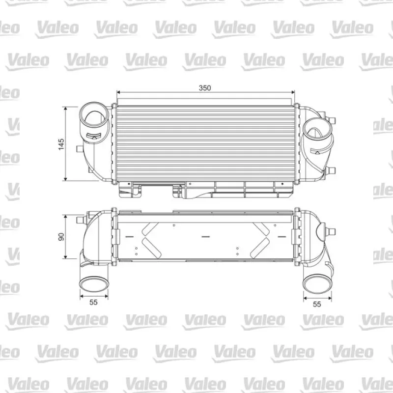 Turbo Radyatörü VALEO 818368 – Hyundai / Kia