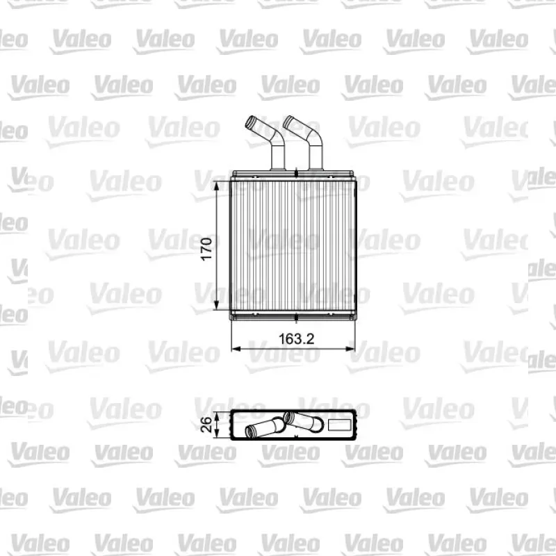 Kalorifer Radyatörü VALEO 811561 – Kia Rio