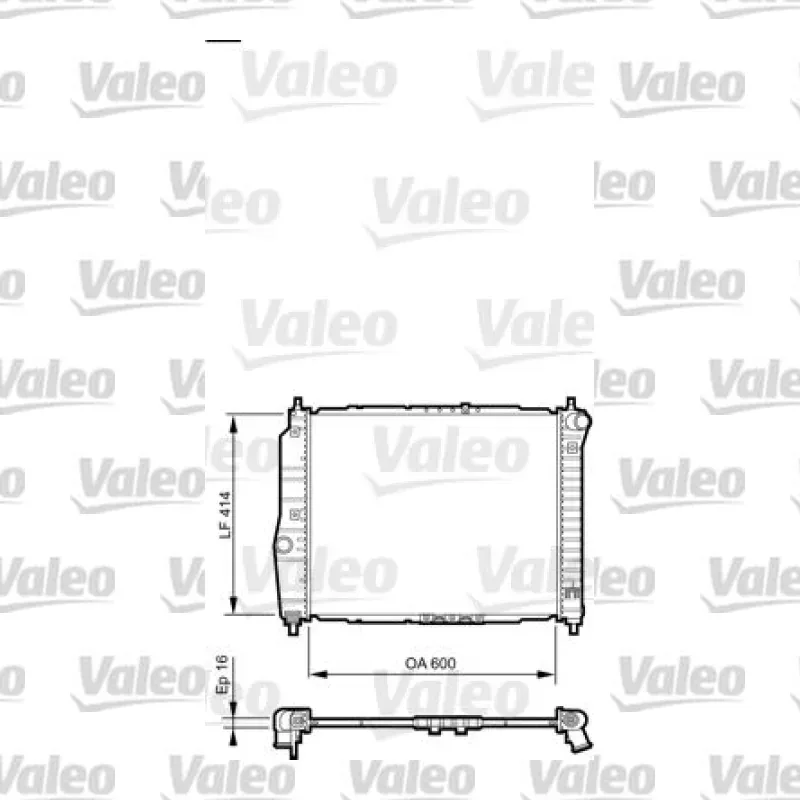 Chevrolet Aveo 1.4 Su Radyatörü – VALEO 735158