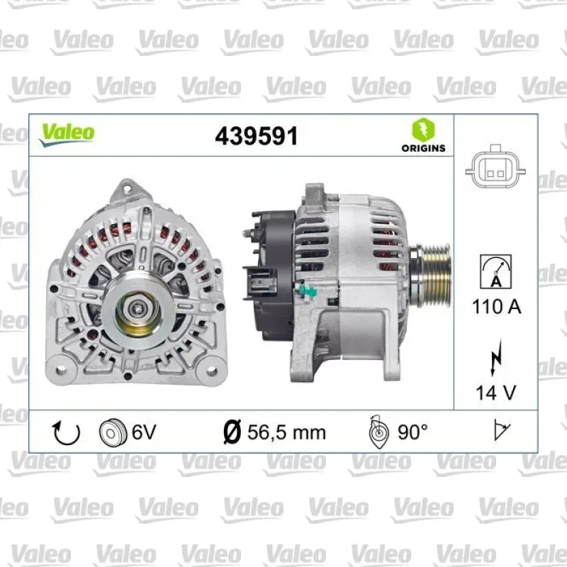 Alternatör VALEO 439591 – Renault Clio