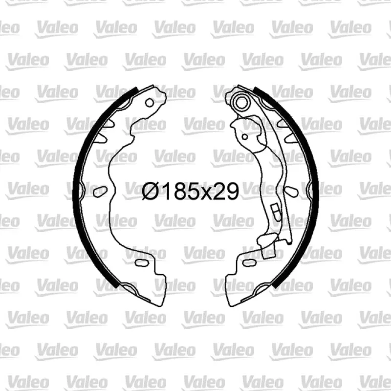Fren Pabuçlu Balata Arka VALEO 564334 – Fiat Palio