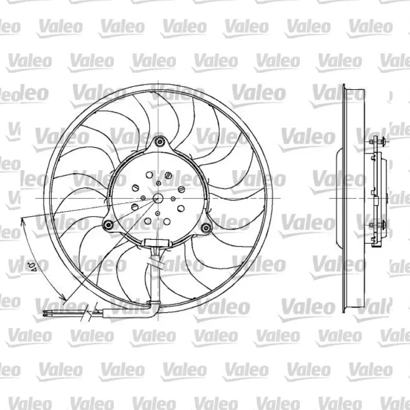 Radyatör Fan ve Motoru VALEO 698611 – Audi A4 / A6