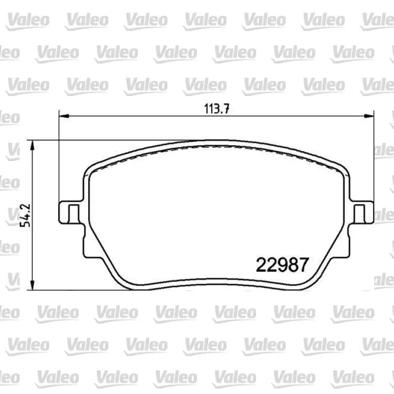 Fren Disk Balata Arka VALEO 670769 – Mercedes-Benz A 180