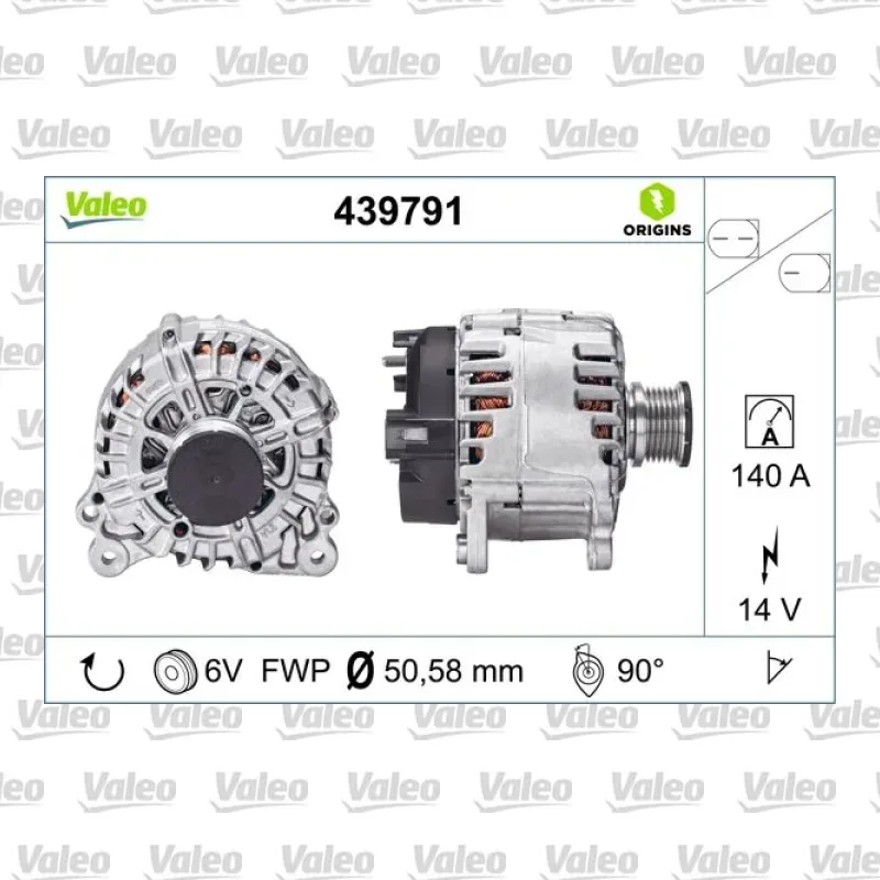 Alternatör VALEO 439791
