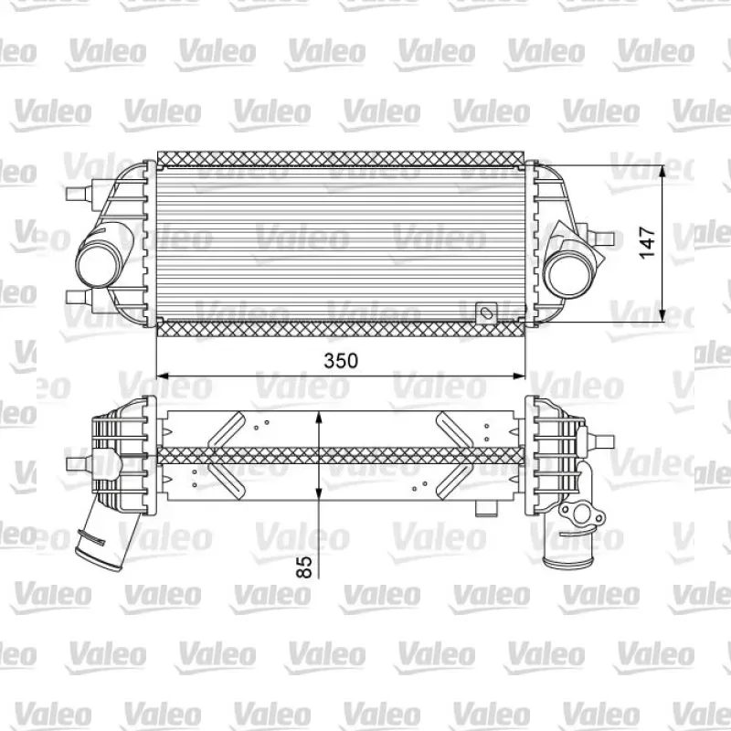 Turbo Radyatörü VALEO 818626 – Hyundai / Kia
