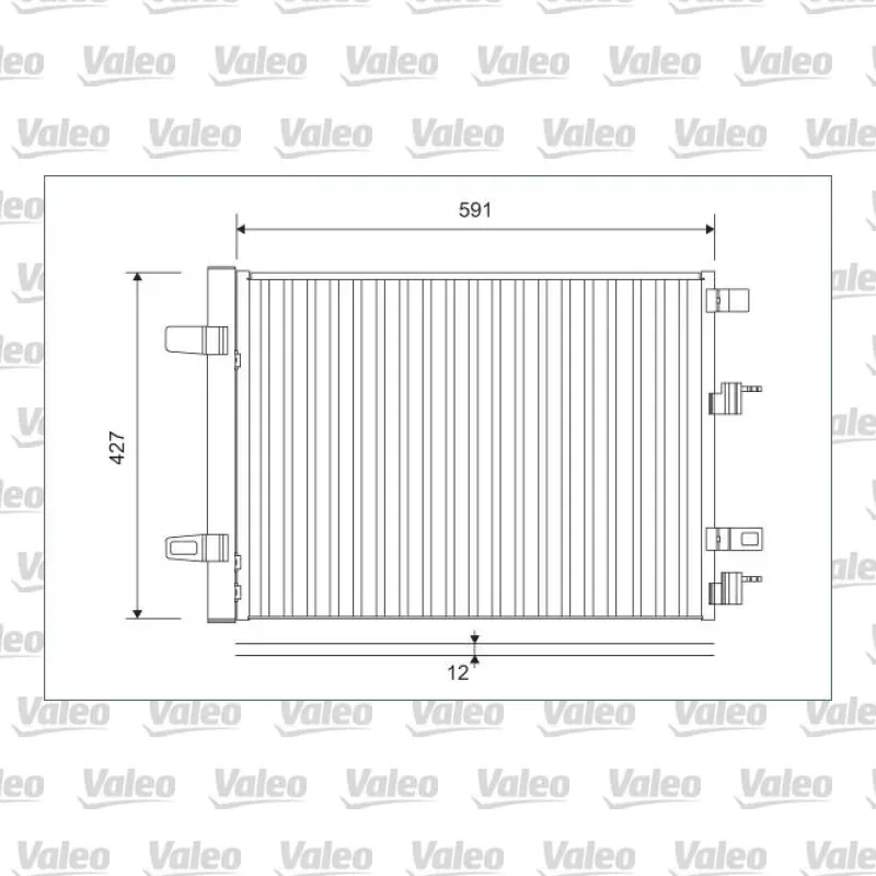 Klima Radyatörü VALEO 812883 – Mercedes-Benz A 180