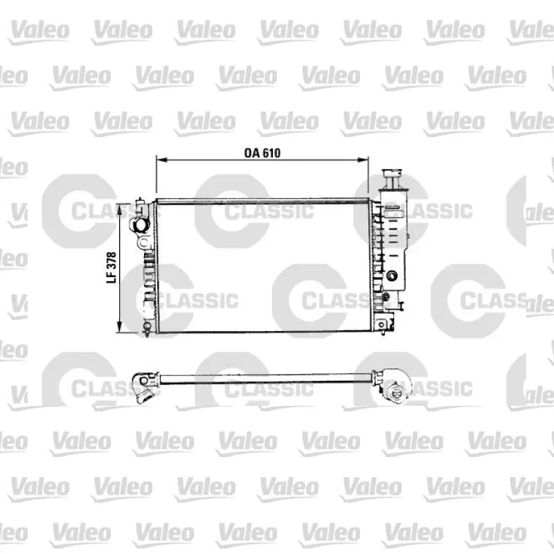 Su Radyatörü VALEO 230575