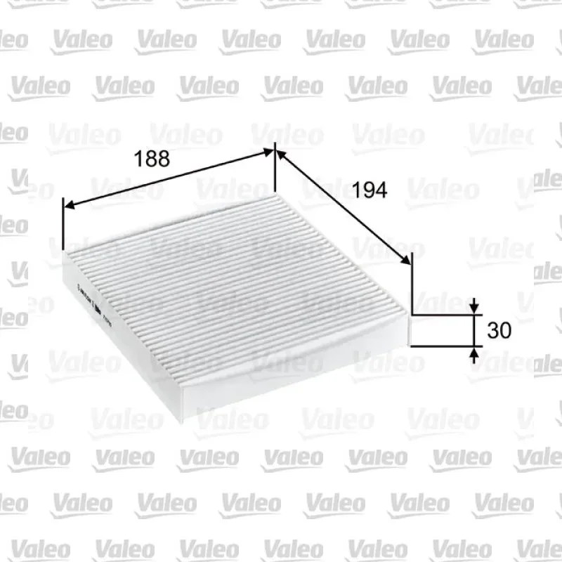 Polen Filtresi VALEO 715755 – Fiat Panda / 500