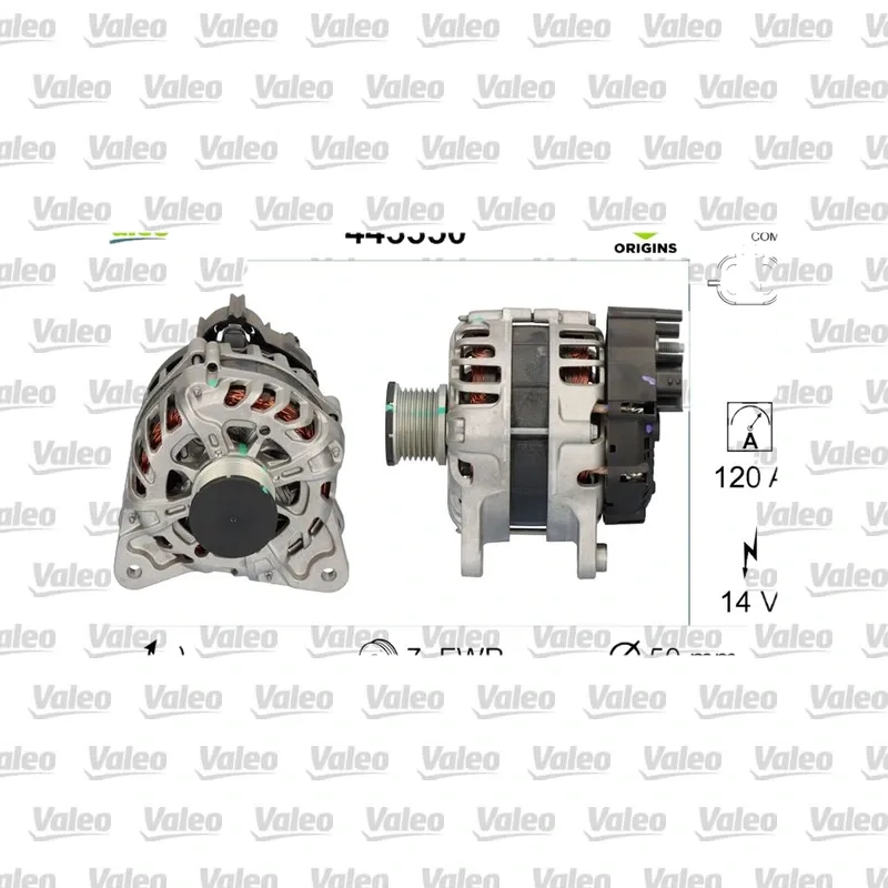 Alternatör VALEO 443350 – Renault / Dacia