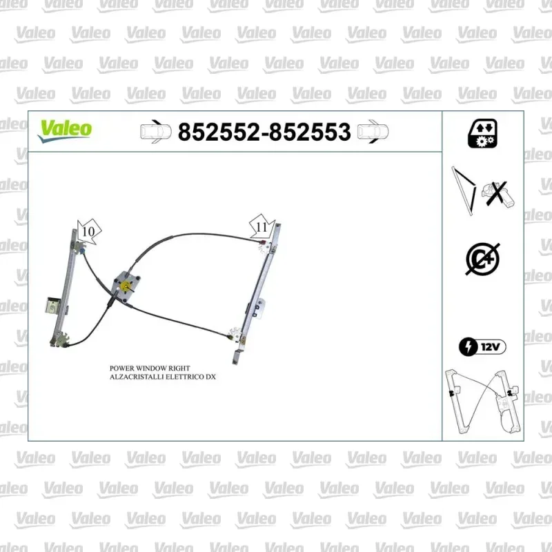 Cam Krikosu Ön Sol VALEO 852552 – Audi A5