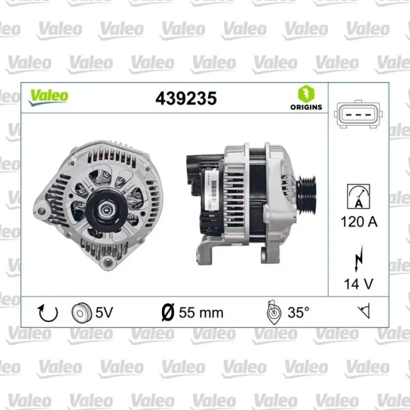 Alternatör VALEO 439235 – BMW X5