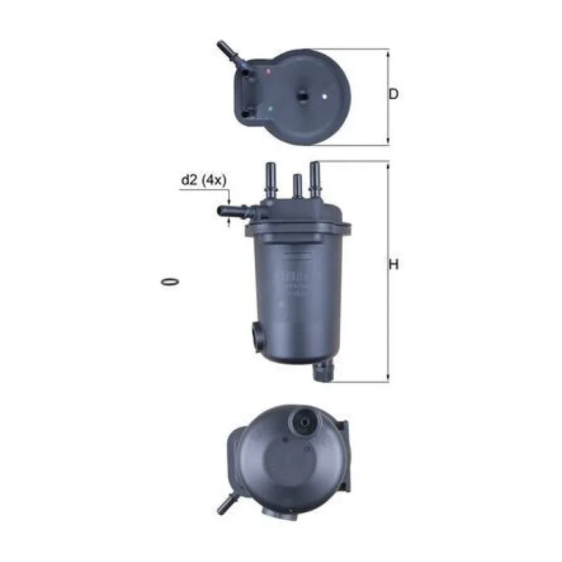 Yakıt Filtresi MAHLE KL 632D – NISSAN / RENAULT