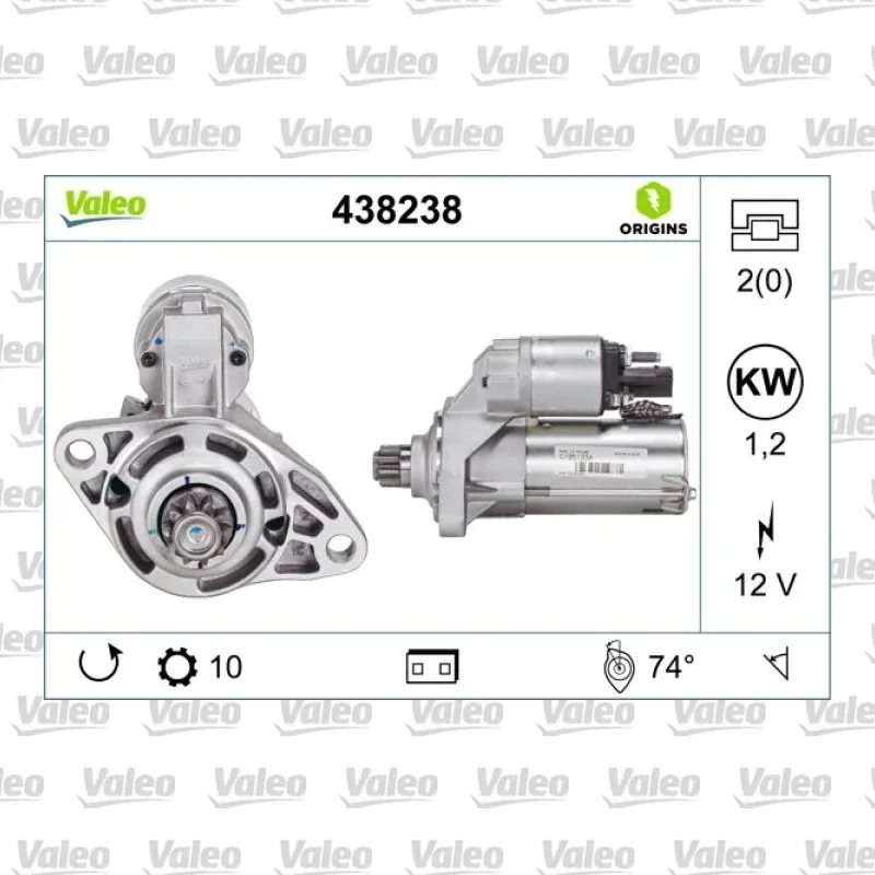 Marş Dinamosu VALEO 438238 – Volkswagen / Audi