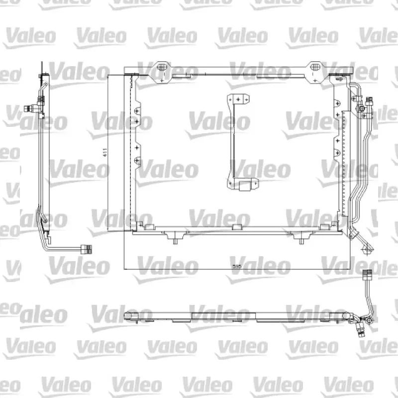 Klima Radyatörü VALEO 817492 – Mercedes-Benz C 200