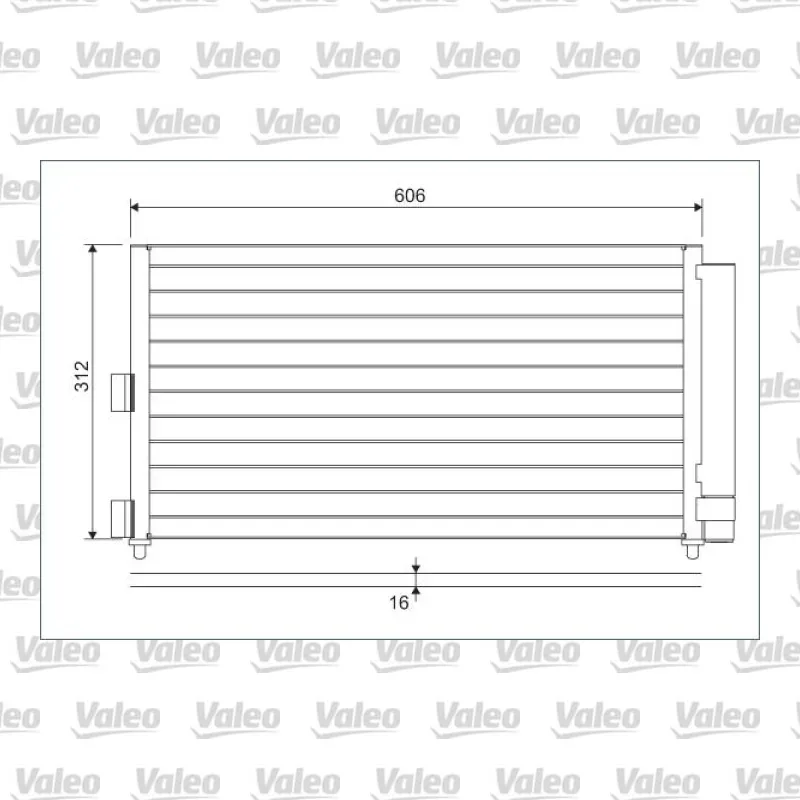 Klima Radyatörü VALEO 818021 – Fiat Punto / Doblo