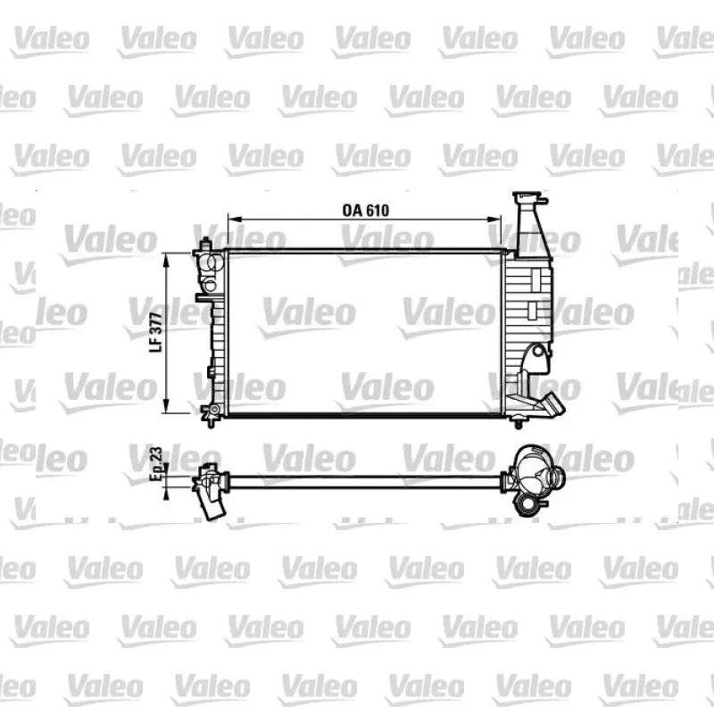Su Radyatörü VALEO 732563 – Peugeot / Citroen