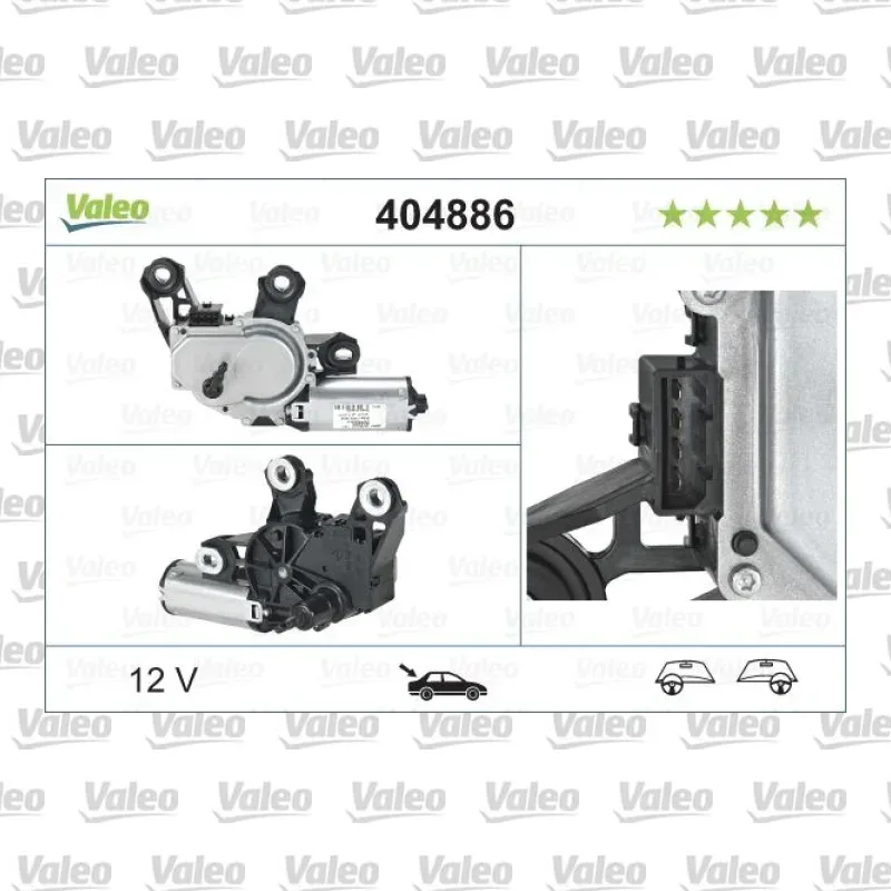 Silecek Mekanizma Motoru Arka VALEO 404886