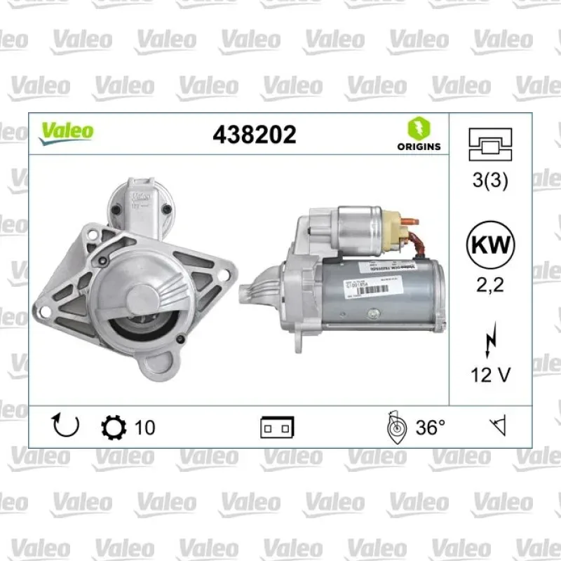 Marş Dinamosu VALEO 438202