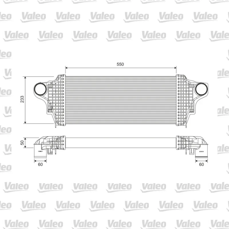Turbo Radyatörü VALEO 818320 – Mercedes-Benz ML 350
