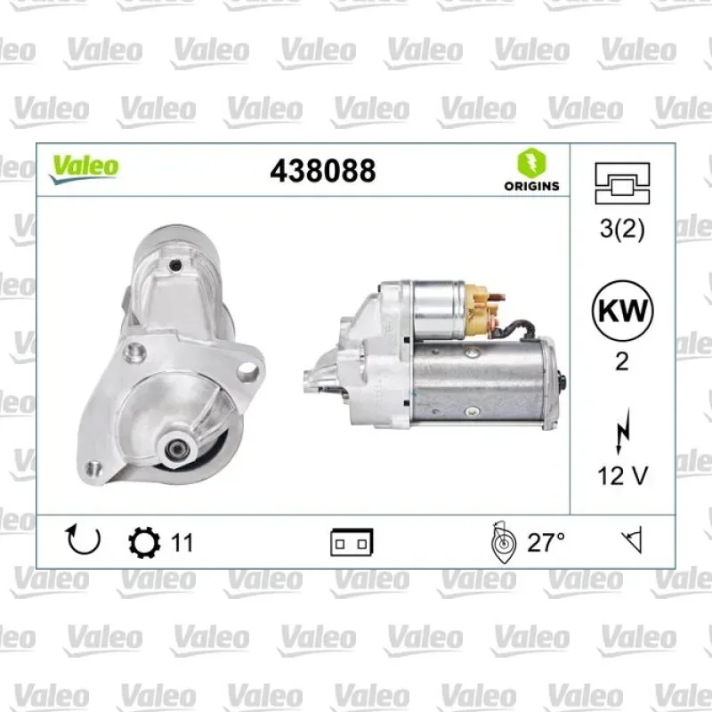 Renault Master 1.9 DTI Marş Dinamosu – VALEO 438088