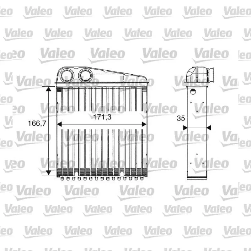 Kalorifer Radyatörü VALEO 812250 – Nissan Micra / Note