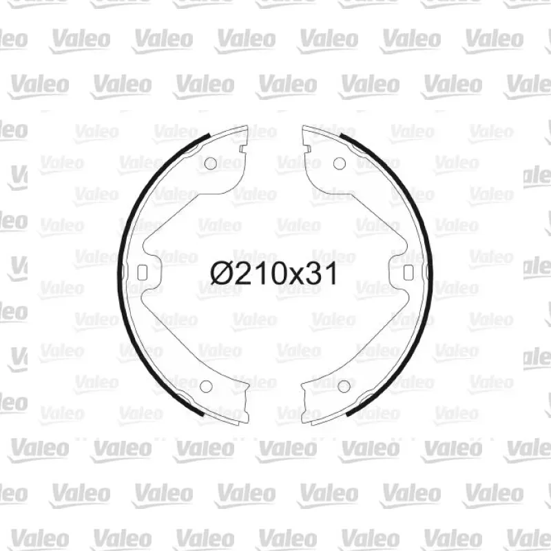 Fren Pabuçlu Balata Arka VALEO 564069 – Audi / Mercedes-Benz