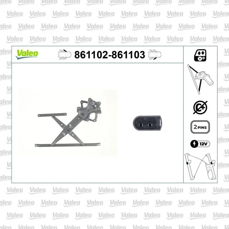 Cam Krikosu Ön Sol VALEO 861102 – Ford Fiesta